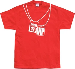 Hybris T-Shirt VIP Pass Rot