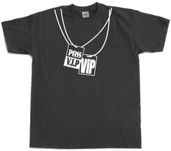 Hybris T-Shirt VIP Pass Grün/Lila/Schwarz/Dunkelgrau/Grau/Beige