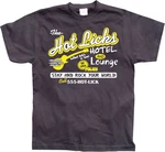 Hybris T-Shirt Hot Licks Hotel And Lounge Rosa/Rot/Schwarz/Braun/Gelb Hybris T-Shirt Hot Licks Hotel And Lounge Rosa/Rot/Schwarz/Braun/Gelb
