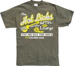 Hybris T-Shirt Hot Licks Hotel And Lounge Dunkelgrün/Neonfarben Hybris T-Shirt Hot Licks Hotel And Lounge Dunkelgrün/Neonfarben