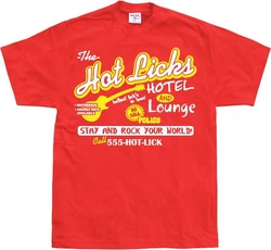 Hybris T-Shirt Hot Licks Hotel And Lounge Rosa/Rot
