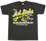 Hybris T-Shirt Hot Licks Hotel And Lounge Schwarz/Dunkelgrün/Rosa Hybris T-Shirt Hot Licks Hotel And Lounge Schwarz/Dunkelgrün/Rosa