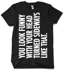 Hybris T-Shirt You Look Funny With Your Head Schwarz