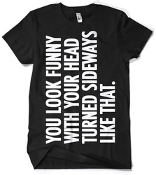 Hybris T-Shirt You Look Funny With Your Head Schwarz