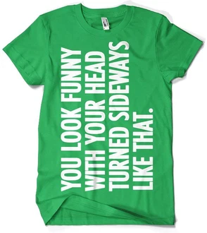 Hybris T-Shirt You Look Funny With Your Head Grün/Neonfarben/Dunkelgrün Hybris T-Shirt You Look Funny With Your Head Grün/Neonfarben/Dunkelgrün