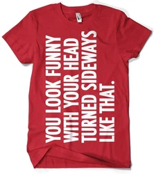Hybris T-Shirt You Look Funny With Your Head Rot/Dunkelrot