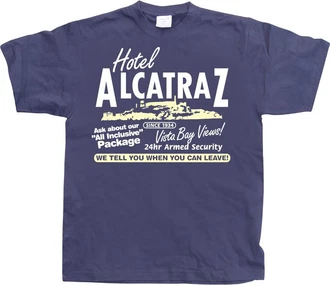 Hybris T-Shirt Hotel Alcatraz Lila/Blau/Fliederfarben/Rot/Dunkelblau Hybris T-Shirt Hotel Alcatraz Lila/Blau/Fliederfarben/Rot/Dunkelblau