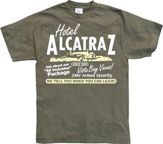 Hybris T-Shirt Hotel Alcatraz Dunkelgrün Hybris T-Shirt Hotel Alcatraz Dunkelgrün