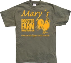 Hybris T-Shirt Mary's Rooster Farm Dunkelgrün