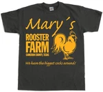 Hybris T-Shirt Mary's Rooster Farm Braun/Gelb/Rot/Dunkelgrün/Orange