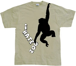 Hybris T-Shirt I Hate Zoo T-Shirt Khaki/Beige/Dunkelgrün