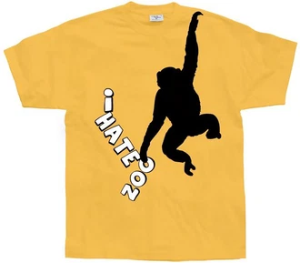Hybris T-Shirt I Hate Zoo T-Shirt Gelb Hybris T-Shirt I Hate Zoo T-Shirt Gelb