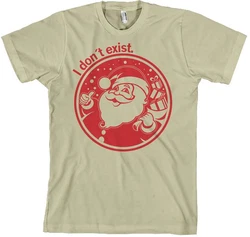 Hybris T-Shirt Santa Don T Exist Khaki