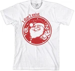 Hybris T-Shirt Santa Don T Exist Weiß