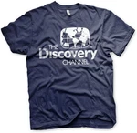 Discovery T-Shirt Logo Blau/Dunkelblau/Grau