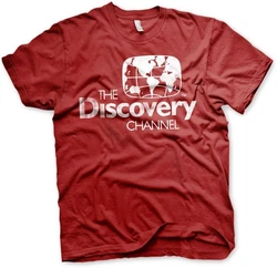 Discovery T-Shirt Logo Braun/Rot/Dunkelrot