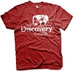 Discovery T-Shirt Logo Braun/Rot/Dunkelrot