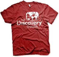 Discovery T-Shirt Logo Braun/Rot/Dunkelrot