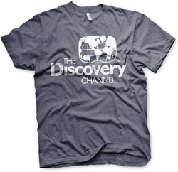 Discovery T-Shirt Logo Grau/Dunkelblau/Dunkelgrau