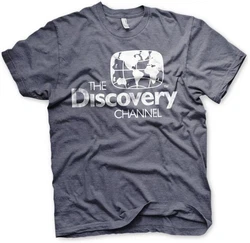 Discovery T-Shirt Logo Grau/Dunkelblau/Dunkelgrau