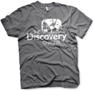 Discovery T-Shirt Logo Grau/Dunkelgrau/Silber Discovery T-Shirt Logo Grau/Dunkelgrau/Silber
