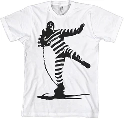 Hybris T-Shirt Prisoner Shot Out Weiß/Schwarz