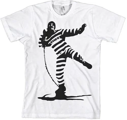 Hybris T-Shirt Prisoner Shot Out Weiß/Schwarz
