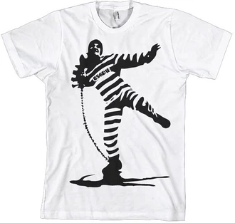 Hybris T-Shirt Prisoner Shot Out Weiß/Schwarz