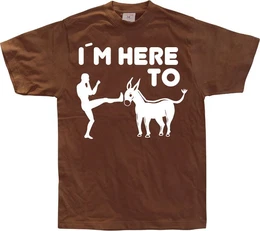 T-Shirt I'm Here To Kick Ass T-Shirt