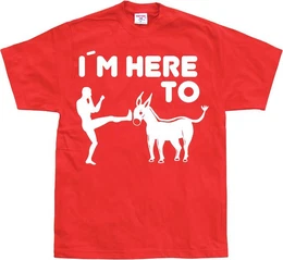 T-Shirt I'm Here To Kick Ass T-Shirt
