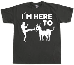 T-Shirt I'm Here To Kick Ass T-Shirt