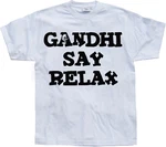 Hybris T-Shirt Gandhi Say Relax Beige/Gelb/Hellblau/Lila/Blau/Grau/Grün