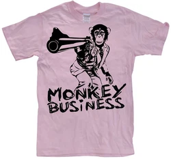 Hybris T-Shirt Monkey Business Rosa/Lila/Fliederfarben
