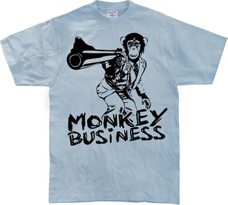 Hybris T-Shirt Monkey Business Hellblau/Blau Hybris T-Shirt Monkey Business Hellblau/Blau
