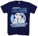 Hybris T-Shirt Moon Property For Sale Dunkelblau/Blau/Hellblau