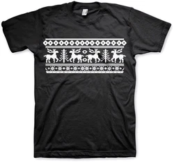 Hybris T-Shirt Scandinavian Christmas Schwarz