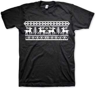 Hybris T-Shirt Scandinavian Christmas Schwarz Hybris T-Shirt Scandinavian Christmas Schwarz