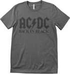 AC/DC T-Shirt Back In Black Schwarz/Grau/Dunkelgrau
