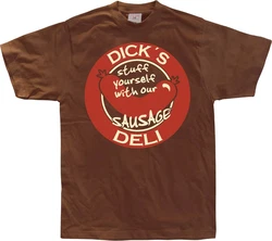 Hybris T-Shirt Dicks Deli Rot/Braun/Dunkelrot