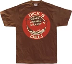 Hybris T-Shirt Dicks Deli Rot/Braun/Dunkelrot