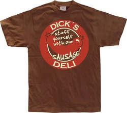 Hybris T-Shirt Dicks Deli Rot/Braun/Dunkelrot