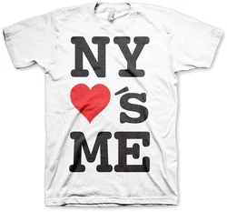 Hybris T-Shirt Ny Loves Me Rosa/Dunkelblau/Weiß/Grau/Rot