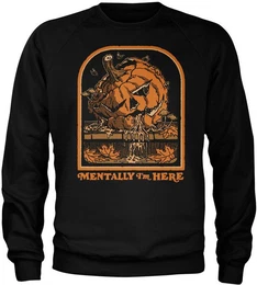 Rundhalspullover Mentally Im Here Sweatshirt