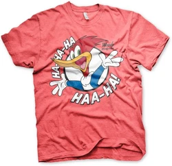 Woody Woodpecker T-Shirt Hahaha Rosa/Grün