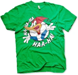 Woody Woodpecker T-Shirt Hahaha Grün