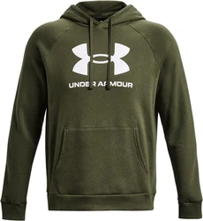 Under Armour Kapuzenpullover UA Rival Fleece Logo Hoodie Dunkelgrün/Grün
