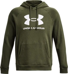 Under Armour Kapuzenpullover UA Rival Fleece Logo Hoodie Dunkelgrün/Grün