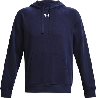 Under Armour UA Rival Fleece Hoodie Dunkelblau/Rot/Blau