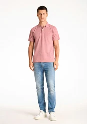 Lindbergh Poloshirt Rosa/Rot/Lila