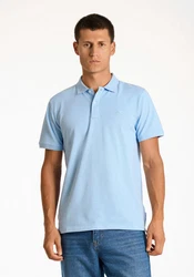 Lindbergh Poloshirt Hellblau/Blau